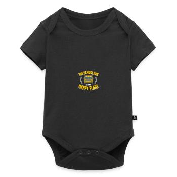 Bus driver School bus driver - Baby Premium short-sleeve bodysuit - black - Front