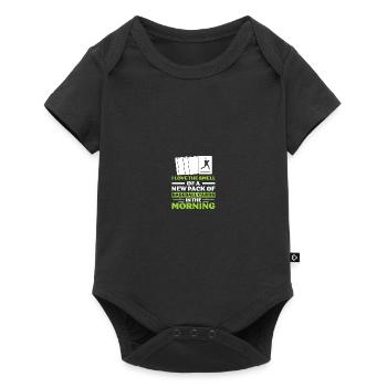Baseball Card Collector Baseball Card - Body à manches courtes Premium Bébé - noir - Devant