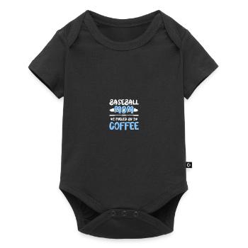 Baseball Mom - Baby Premium short-sleeve bodysuit - black - Front