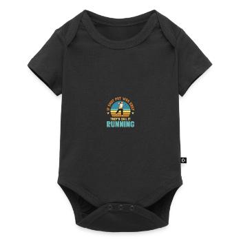 Lancer du poids sportif Athlétisme - Body à manches courtes Premium Bébé - noir - Devant