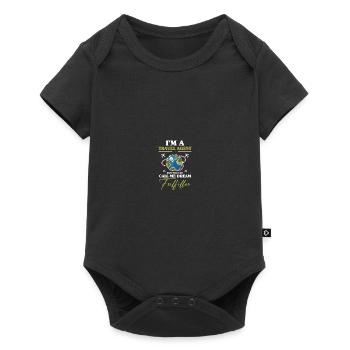 Urlaubsplaner Reisebüro Reisebüro - Baby Premium Kurzarmbody - Schwarz - Vorne