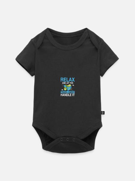 Urlaubsplaner Reisebüro Reisebüro - Baby Premium Kurzarmbody - Schwarz