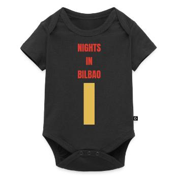 Bilbaoer Nächte - Nights in Bilbao - Baby Premium short-sleeve bodysuit - black - Front