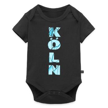 Cologne Allemagne City Font Skyline Accueil - Body à manches courtes Premium Bébé - noir - Devant