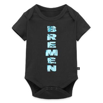 Brême Allemagne City Font Skyline Accueil - Body à manches courtes Premium Bébé - noir - Devant