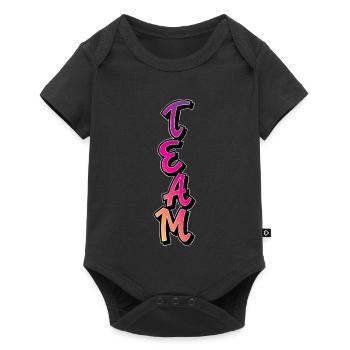 Équipe - Body à manches courtes Premium Bébé - noir - Devant