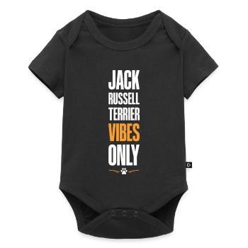 Jack Russell Terrier Vibes - Body à manches courtes Premium Bébé - noir - Devant