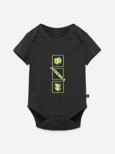 Kind Joschka - Baby Premium Kurzarmbody - Schwarz