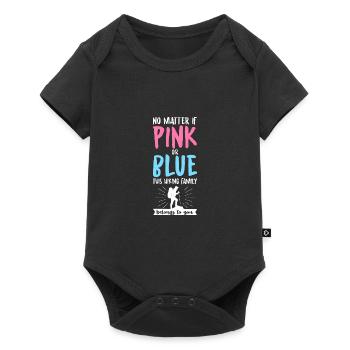 No Matter If Pink Or Blue This Hiking Family Belon - Baby Premium Kurzarmbody - Schwarz - Vorne