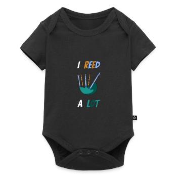 Scottish Bagpipes Celtic Gift - Baby Premium short-sleeve bodysuit - black - Front