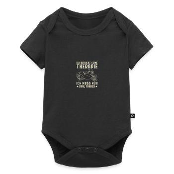 Therapy Ural Dnepr USSR Motorcycle - Baby Premium short-sleeve bodysuit - black - Front