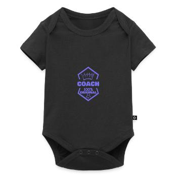 Entraîneur - Body à manches courtes Premium Bébé - noir - Devant