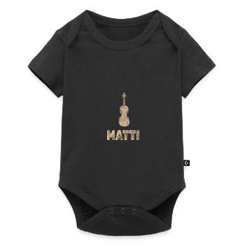 Matti en tant qu’alto - Body à manches courtes Premium Bébé - noir - Devant
