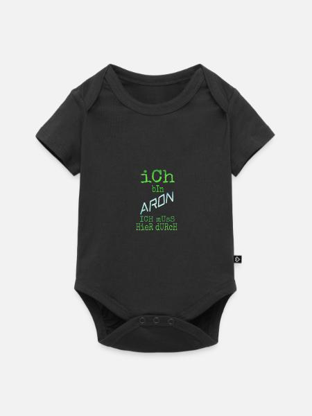 Aron Aron - Baby Premium Kurzarmbody - Schwarz