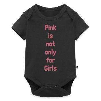 Gleichberechtigung Regenbogen Diversität Inklusion - Baby Premium Kurzarmbody - Schwarz - Vorne