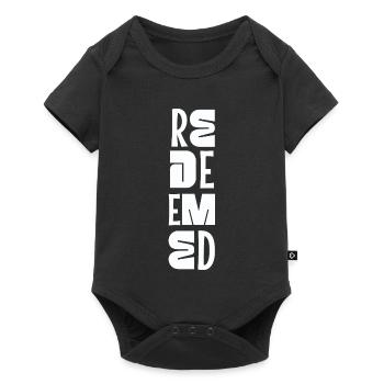 Be still and know Psalm 46:10 Christian Faith - Baby Premium short-sleeve bodysuit - black - Front