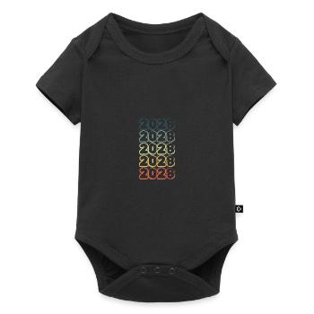 2028 - Body à manches courtes Premium Bébé - noir - Devant