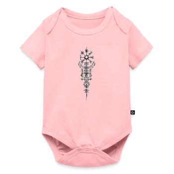 Viking Tribal - Body à manches courtes Premium Bébé - rose - Devant