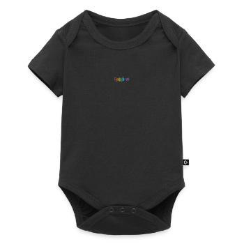 rainbow - Baby Premium short-sleeve bodysuit - black - Front