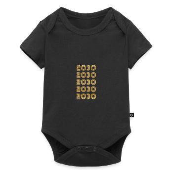 Gold 2030 - Baby Premium short-sleeve bodysuit - black - Front