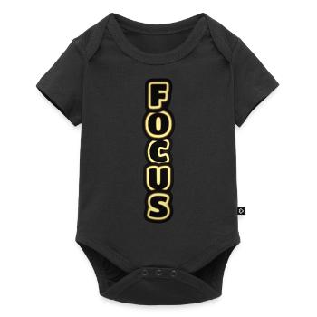 FOCUS - Baby Premium short-sleeve bodysuit - black - Front