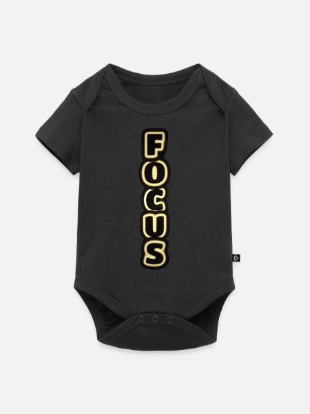 BRENNPUNKT - Baby Premium Kurzarmbody - Schwarz