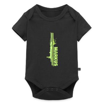Éclaboussure de couleur Markus - Body à manches courtes Premium Bébé - noir - Devant