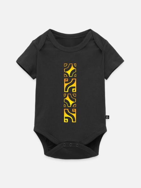 TEMANAVA - Baby Premium Kurzarmbody - Schwarz