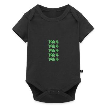 Year of birth 1964 - Baby Premium short-sleeve bodysuit - black - Front