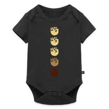 Black Lifes Matter!! Clean Edition - Baby Premium short-sleeve bodysuit - black - Front
