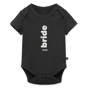 Team Bride - Baby Premium short-sleeve bodysuit - black - Front