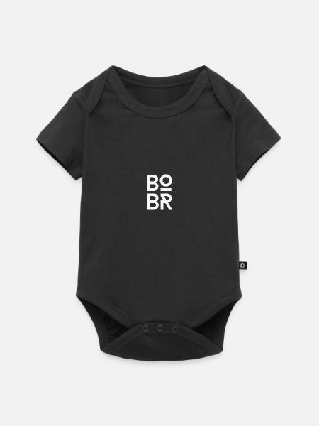 BOBR - Baby Premium short-sleeve bodysuit - black