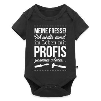 Handwerker Profi - Baby Premium Kurzarmbody - Schwarz - Vorne