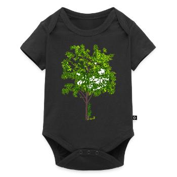 tree - Baby Premium short-sleeve bodysuit - black - Front