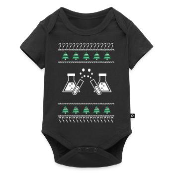 Chimie de Noël - Body à manches courtes Premium Bébé - noir - Devant