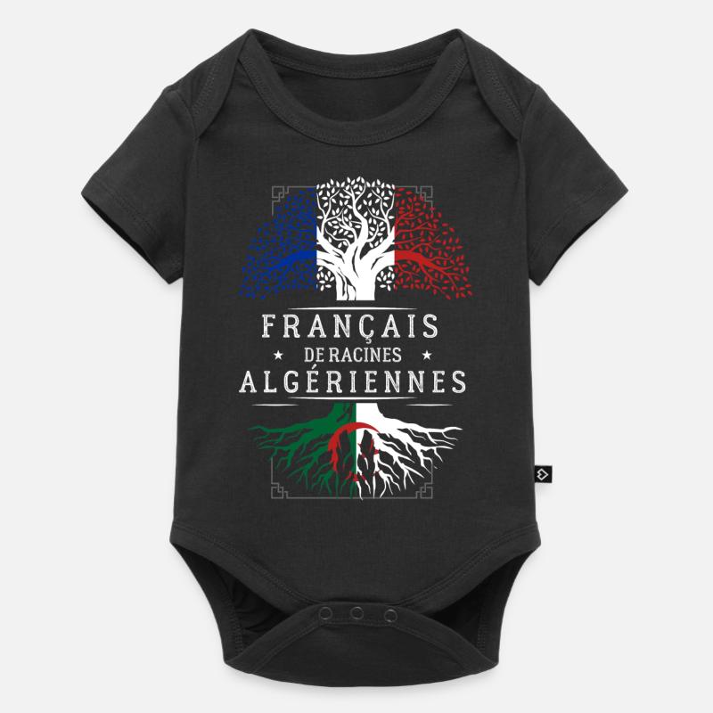 Racines Algeriennes - Body à manches courtes Premium Bébé - noir