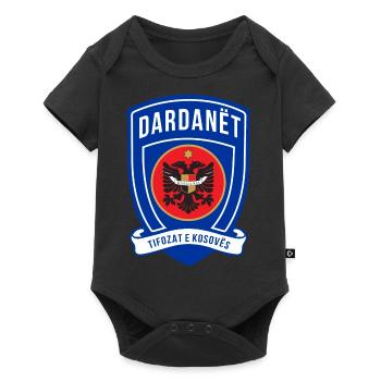 The Dardanët football crest - Baby Premium short-sleeve bodysuit - black - Front