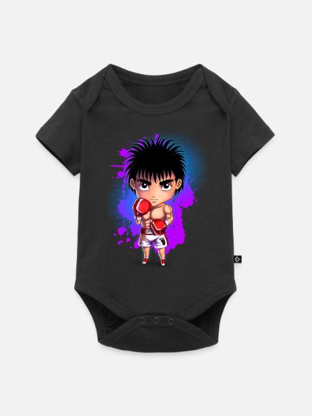 Boxen Chibi - Baby Premium Kurzarmbody - Schwarz