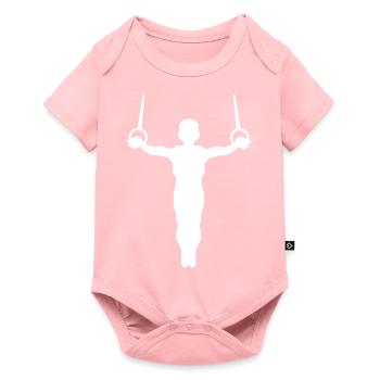 Gymnastics Gymnastics Acrobatics Gymnastics Sport - Baby Premium short-sleeve bodysuit - rose - Front