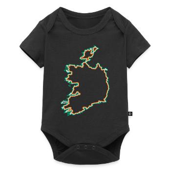 Irland - Baby Premium Kurzarmbody - Schwarz - Vorne