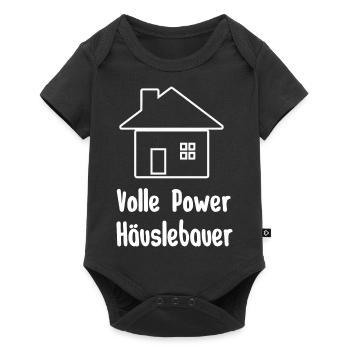 constructeur de maison - Body à manches courtes Premium Bébé - noir - Devant