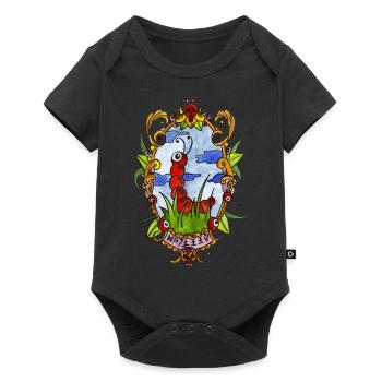 GUNILLE DU PRINTEMPS - Body à manches courtes Premium Bébé - noir - Devant