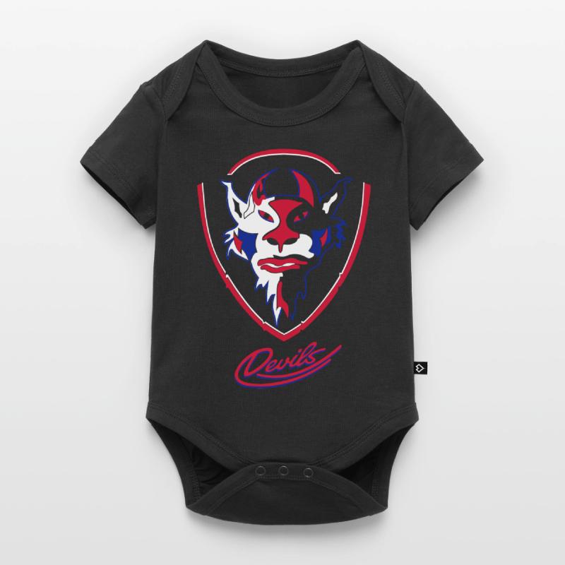 Sehnde Devils Logo mit Devils Script Baby Premium Kurzarmbody