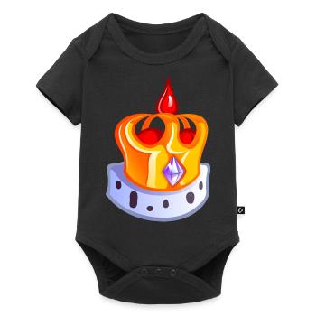 couronne de roi.png - Body à manches courtes Premium Bébé - noir - Devant