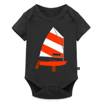 Segelboot - Body à manches courtes Premium Bébé - noir - Devant