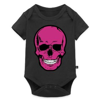 Totenkopf - Baby Premium Kurzarmbody - Schwarz - Vorne