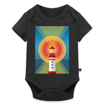 Phare lumineux - Body à manches courtes Premium Bébé - noir - Devant