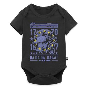 Beethoven, Europe - Baby Premium short-sleeve bodysuit - black - Front