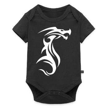 Symbole tribal tatouage Dragon icône symbole tatouage - Body à manches courtes Premium Bébé - noir - Devant