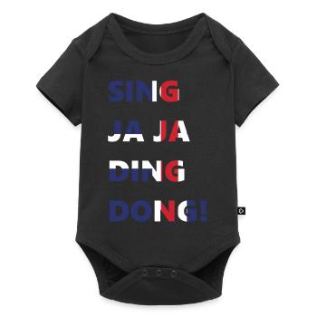 Sing yes yes ding dong eurovision iceland shirt - Baby Premium short-sleeve bodysuit - black - Front